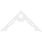 Ekena Millwork Pitch Cena Architectural Grade PVC Gable Pediment, 72"W x 36"H x 1"P (12/12) GPP072X036X100CEN - alternate 4